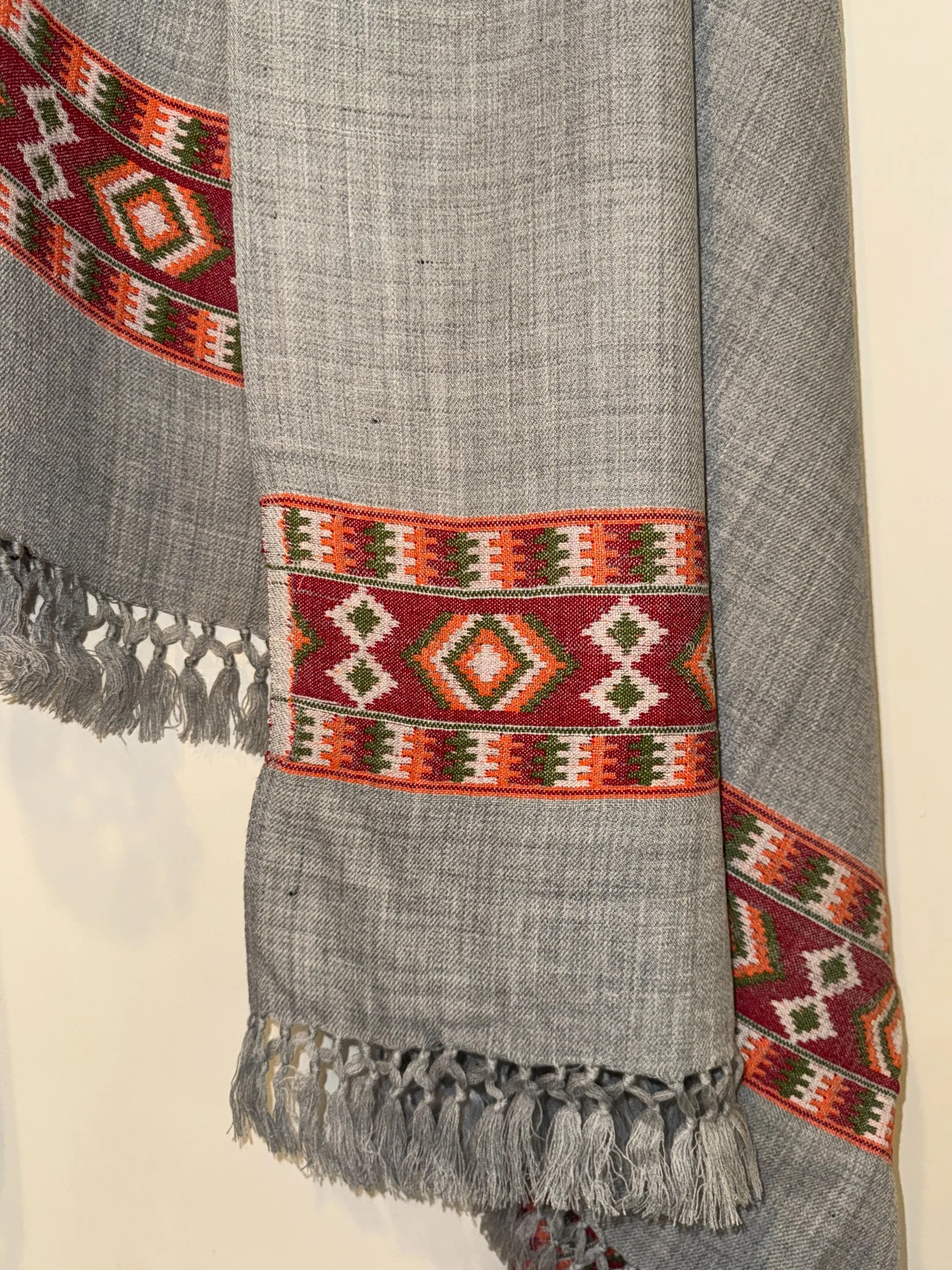 Handwoven Himalayan Meditation Shawl or Blanket (Trimurti & Vedic Guna Inspired), photo 4
