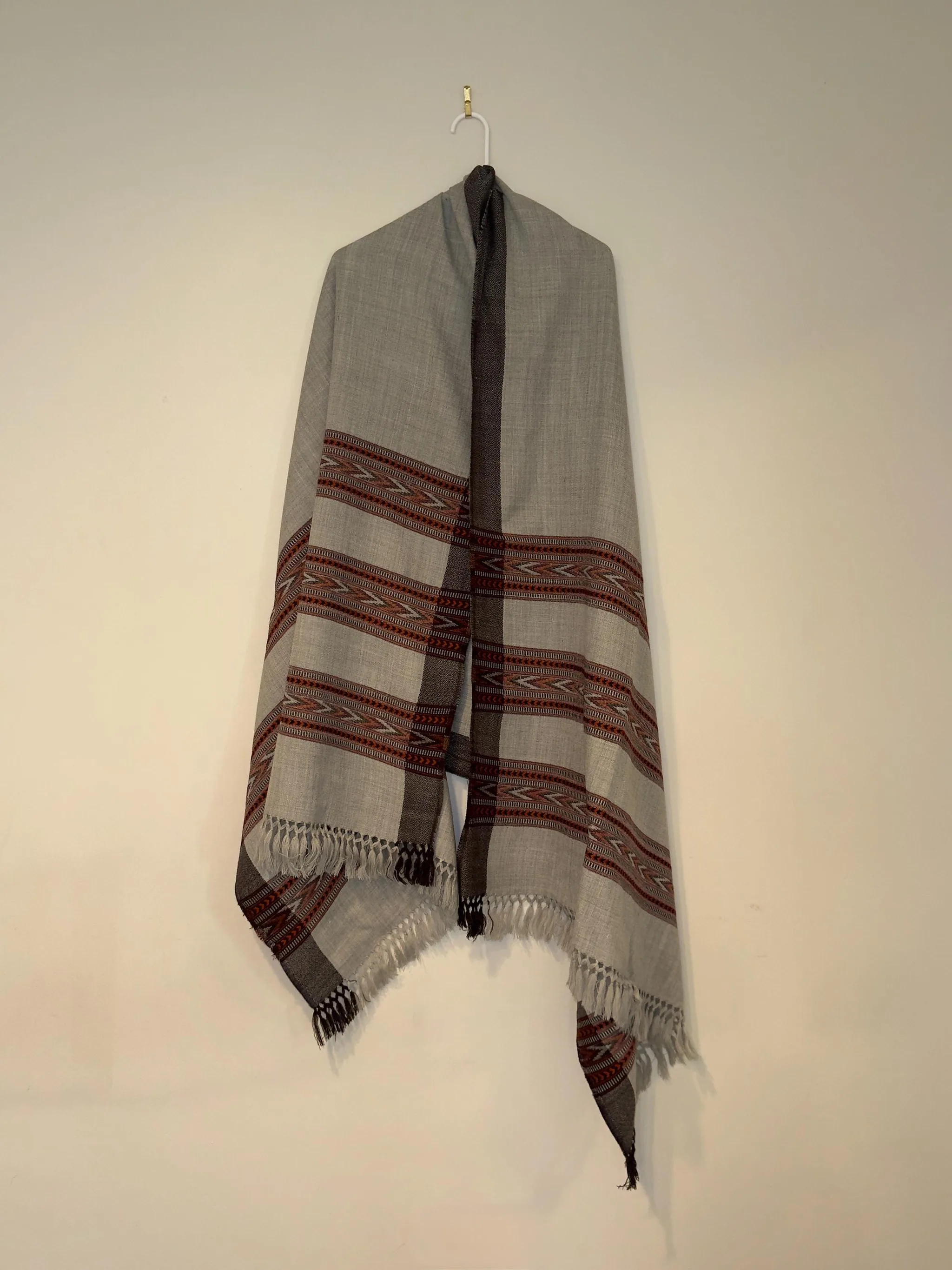 Handwoven Himalayan Meditation Shawl or Blanket (Trimurti & Vedic Guna Inspired), photo 5
