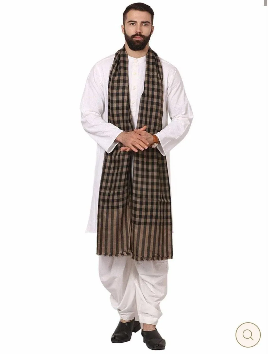Shawl, Check, Woven, Indian, Pashmina, Wool, Comfort, Warmth, Elegant, Stylish, photo 6