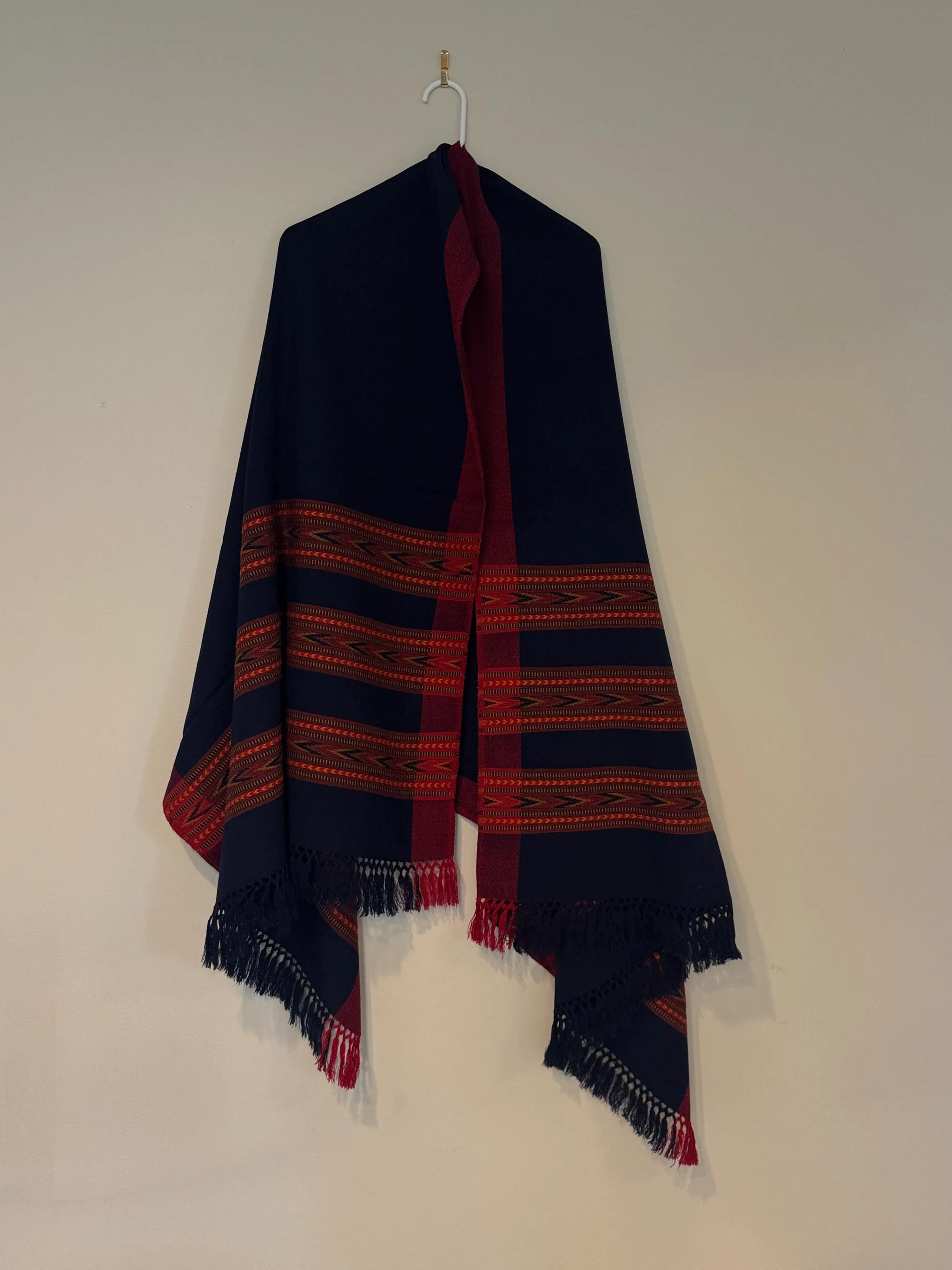 Handwoven Himalayan Meditation Shawl or Blanket (Trimurti & Vedic Guna Inspired), photo 8