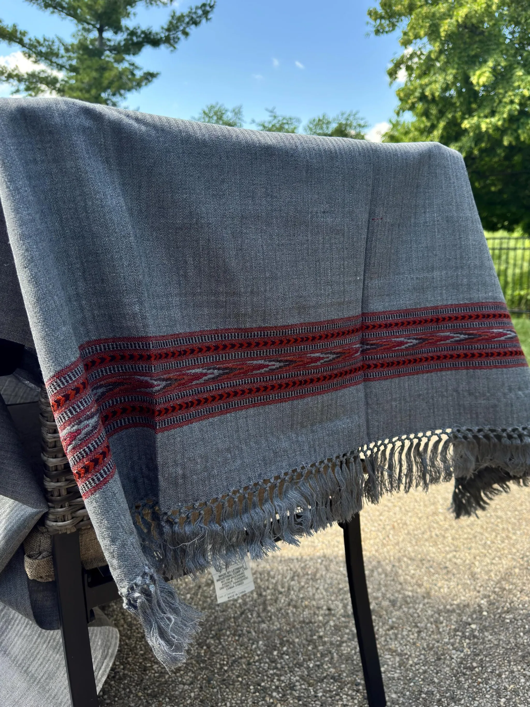 Shawl, Kullu, Indian, Handwoven, Himachal Pradesh, Wool, Meditation, Earthy, Himalayas, photo 9