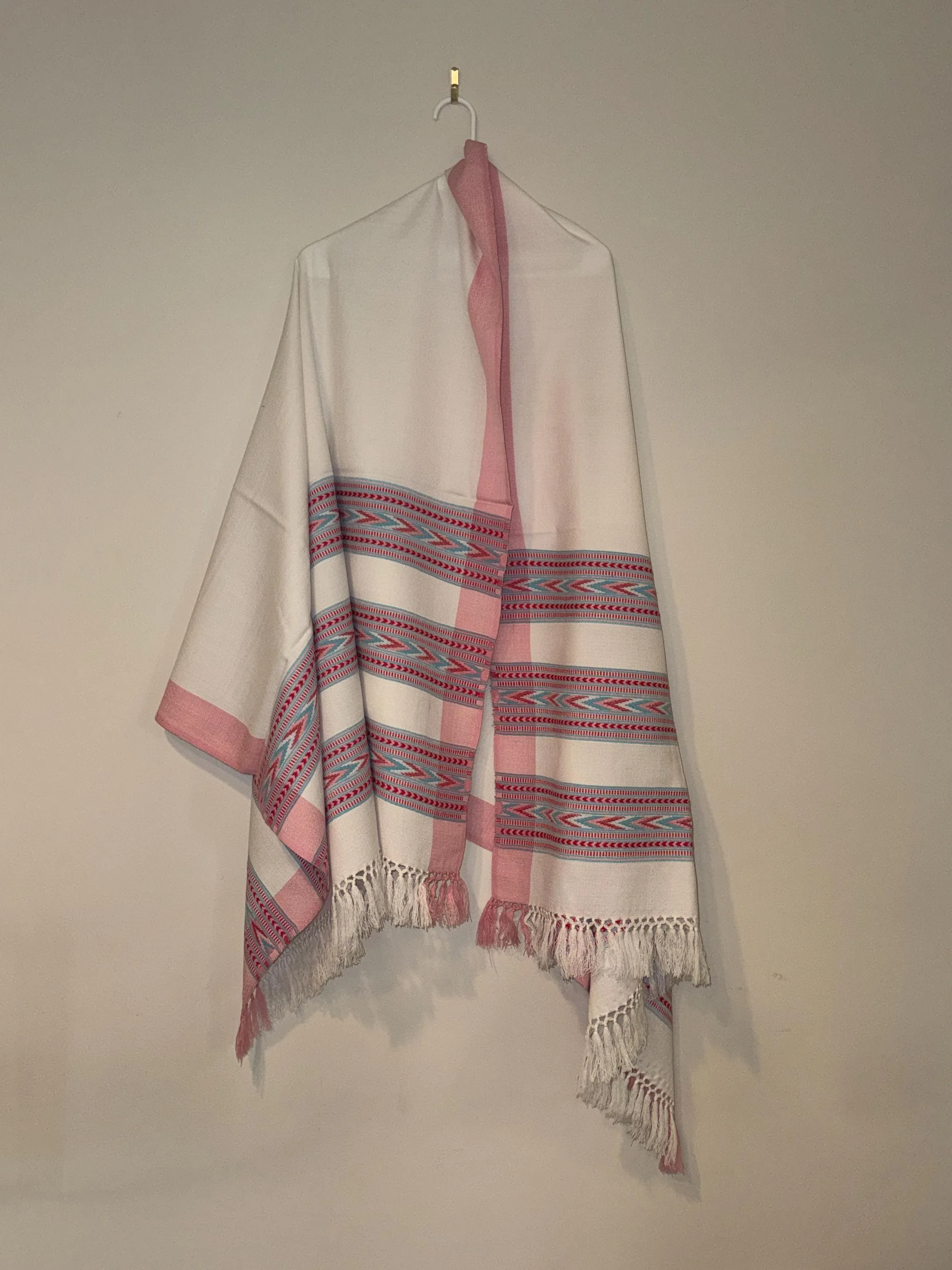 Handwoven Himalayan Meditation Shawl or Blanket (Trimurti & Vedic Guna Inspired), photo 6