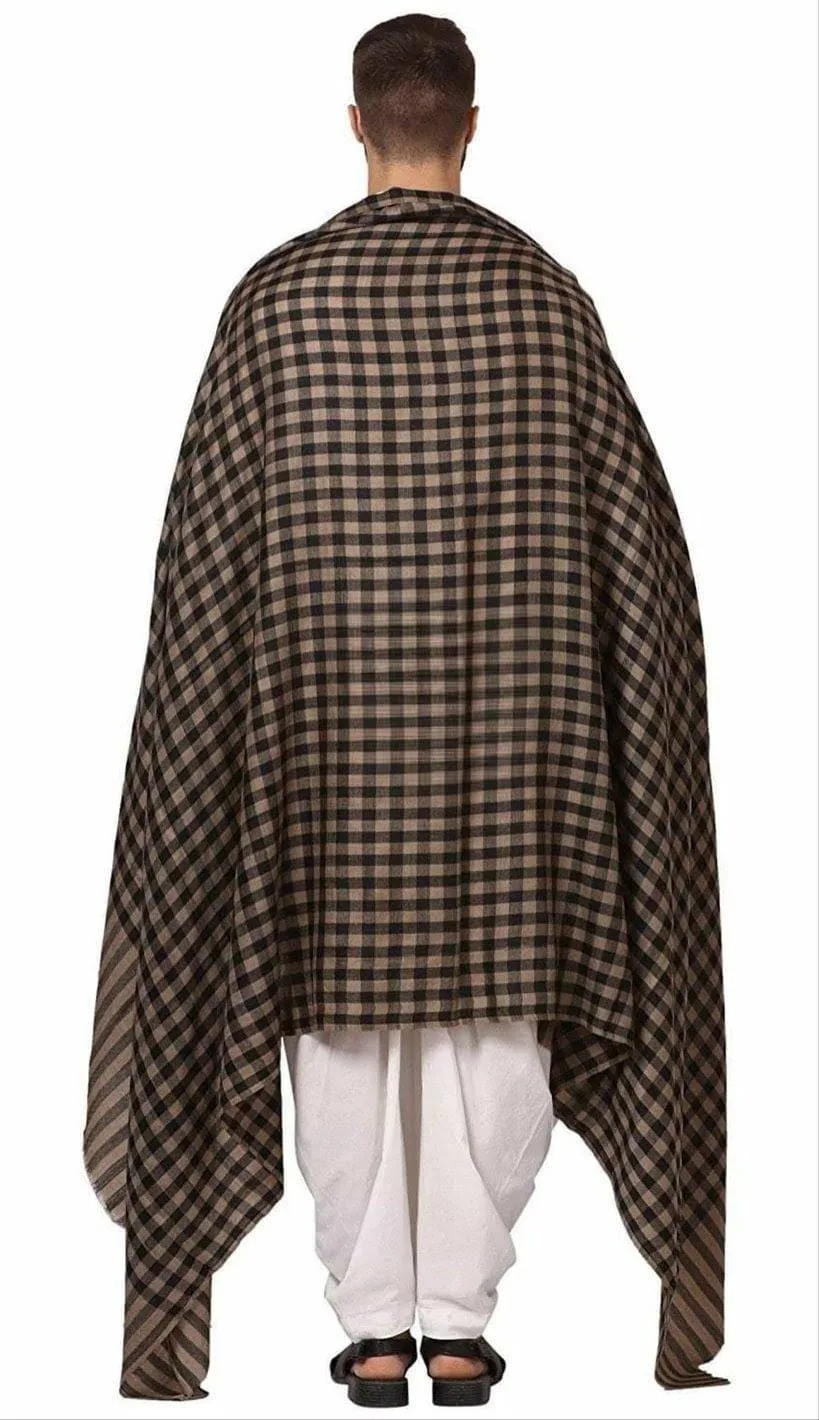 Shawl, Check, Woven, Indian, Pashmina, Wool, Comfort, Warmth, Elegant, Stylish, photo 7