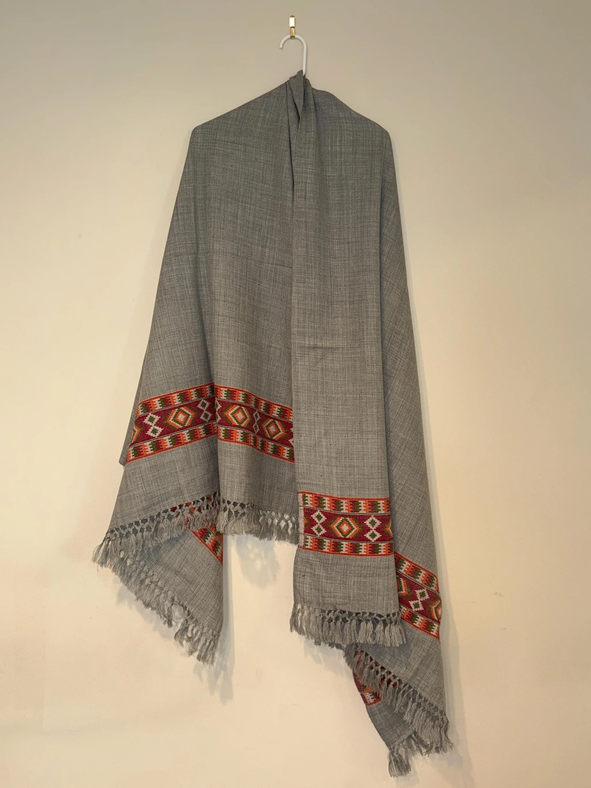 Handwoven Himalayan Meditation Shawl or Blanket (Trimurti & Vedic Guna Inspired), photo 2