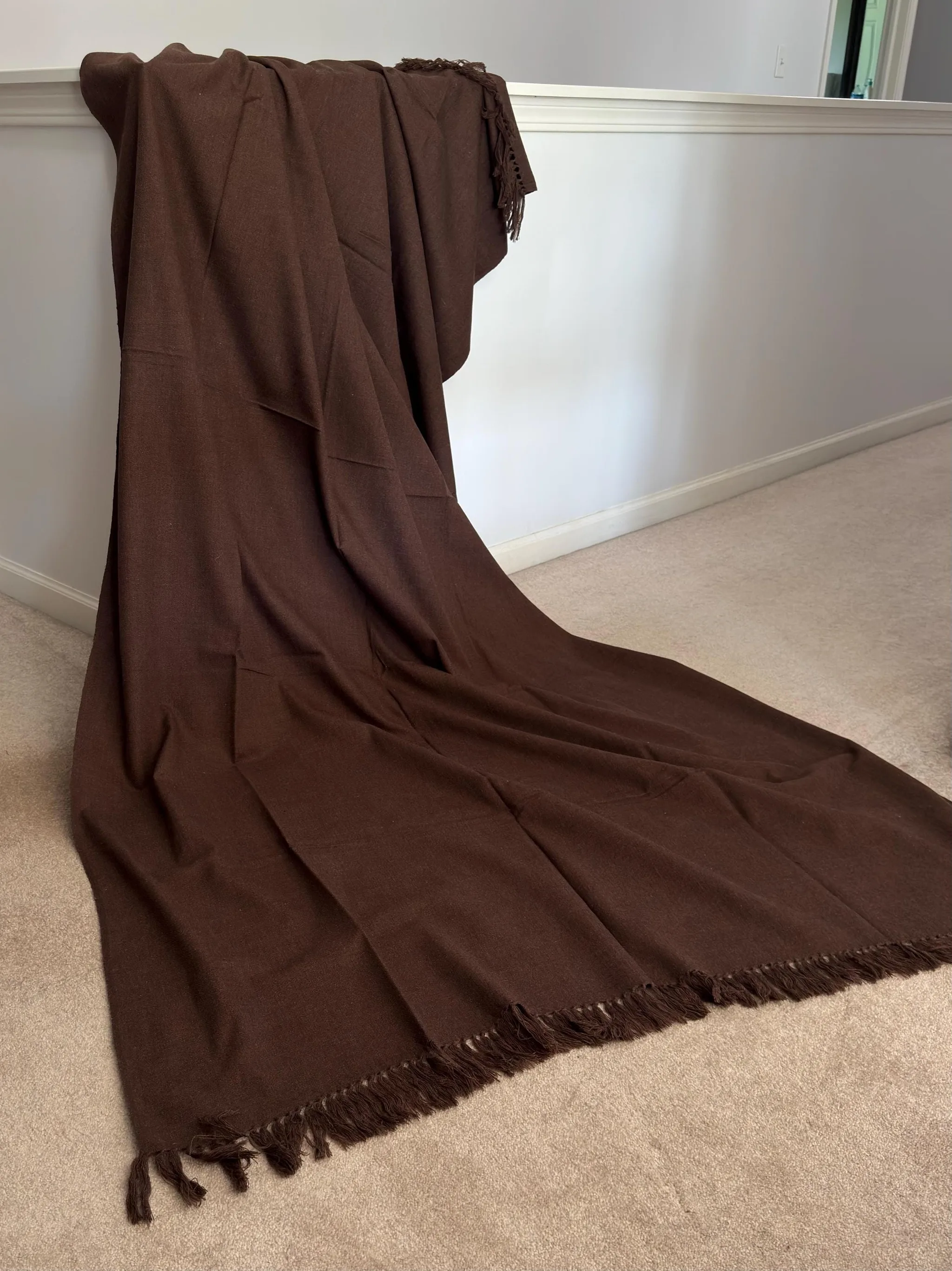 Daffodil Wool Shawl: Indian Lohi, photo 5