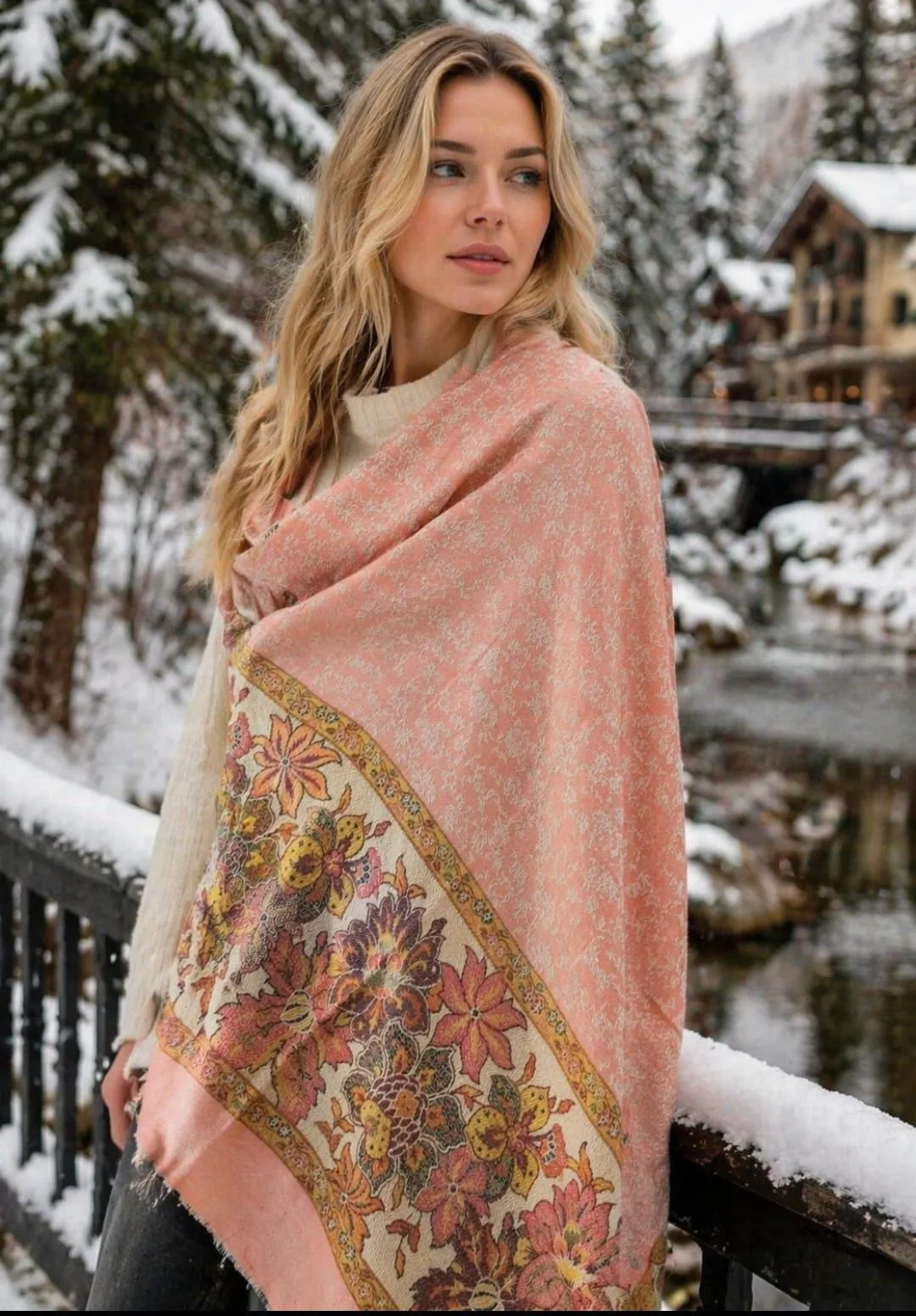 Self-Weaving Floral Stole, photo 8